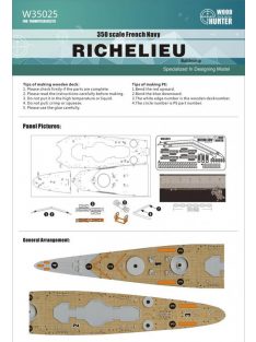 Flyhawk - French Navy Richelieu Wood Deck