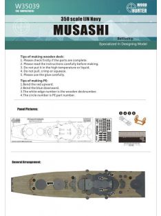 Flyhawk - IJN Navy Musashi Wood Deck