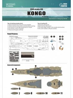 Flyhawk - IJN Battleship Kongo Wood Deck