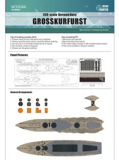 Flyhawk - German Navy Grosskurfurst Wood Deck