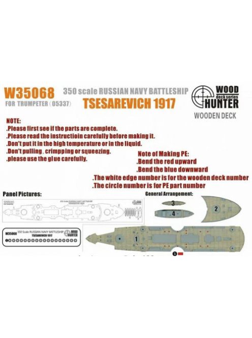 Flyhawk - Tsesarevich Battleship 1917 (Trumpeter 05337)