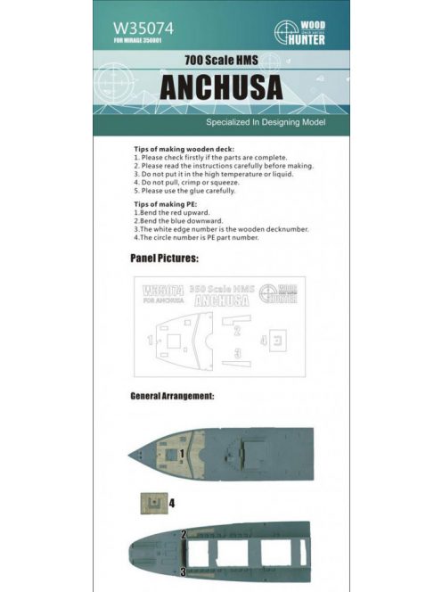 Flyhawk - HMS Anchusa Wood Deck