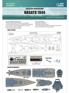 Flyhawk - IJN Battleship Nagato 1944 Wood Deck