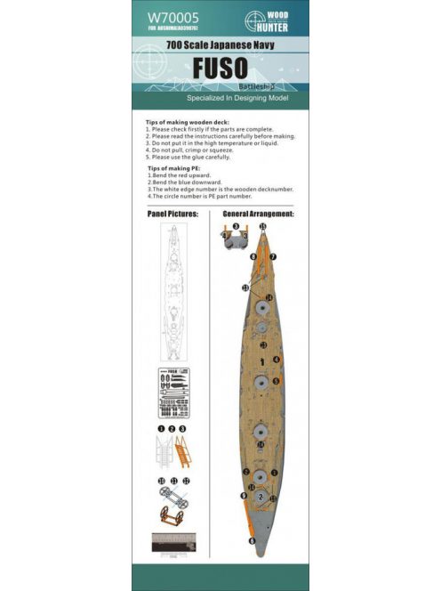 Flyhawk - WWII IJN Battleship Fuso Wood Deck