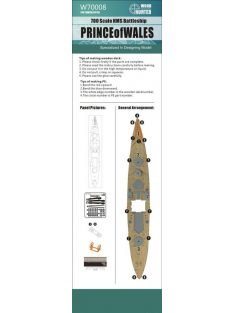 Flyhawk - WWII Battleship HMS Prince Of Wales Wood Deck