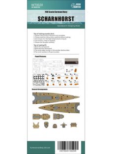 Flyhawk - WWII German Battlecruiser Scharnhorst Wood Deck