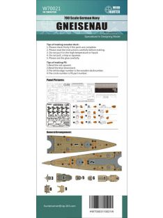 Flyhawk - WWII German Battlecruiser Genisenau Wood Deck