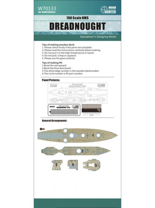 Flyhawk - HMS Dreadnought 1915 Wood Deck