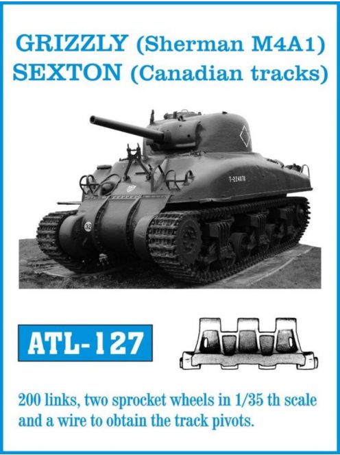 Friulmodel - Tracks for GRIZZLY (Sherman M4A1) SEXTON (Canadian tracks)