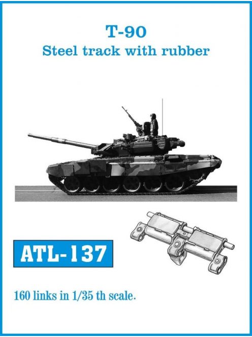 Friulmodel - T-90 Steel track with rubber