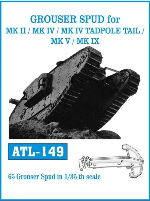 Friulmodel - GROUSER SPUD for MK II/MK IV /MKIV TADPOLE TAIL/MK V/MK IX