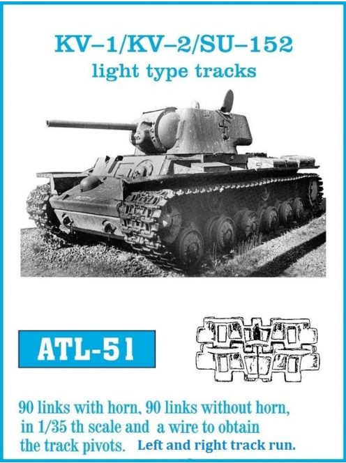 Friulmodel - KV-I/ KV-II, Light type track