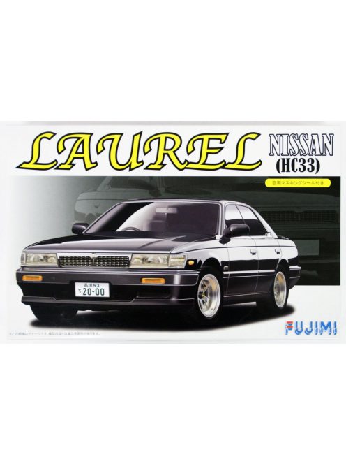 Fujimi - 1:24 Nissan Laurel Medalist Club S HC33 w/Window Frame Masking Seal