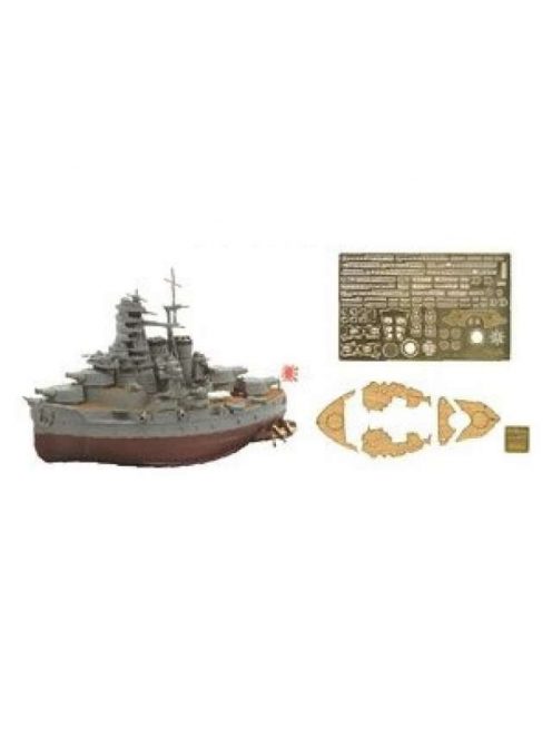 Fujimi - Chibimaru Ship Kirishima with PhotoEtched Parts  Wood Deck Seal