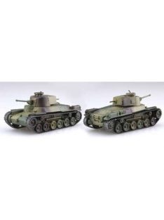   Fujimi - swa32ex1 1/76 Middle Tank Type 97 ChiHa Set of 2 Special Version with Japanese Infantry