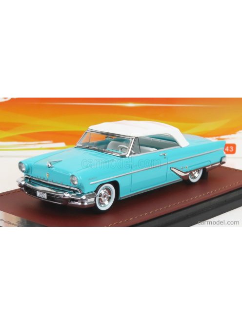 Glm-Models - Lincoln Capri Convertible Soft-Top Closed 1955 Taos Turquoise White