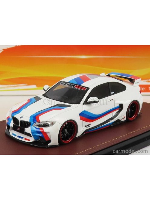 Glm-Models - Bmw 2-Series M235I Darwinpro Mtc Black Sails Widebody 2015 White Blue Red