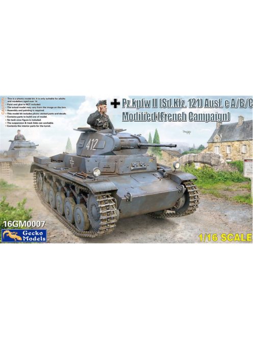 Gecko Models - Pz.kpfw II (Sd.Kfz. 121) Ausf. c A-B-C Modified