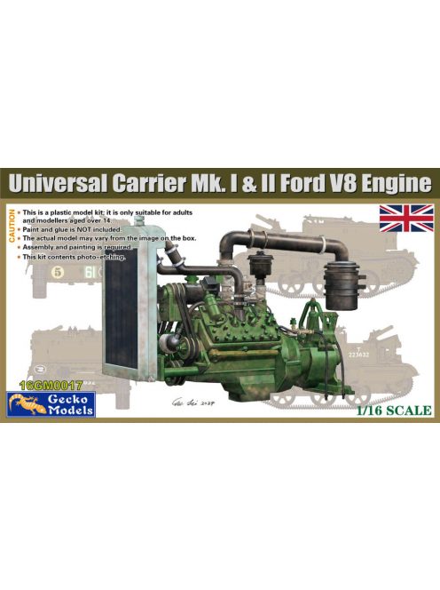 Gecko Models - Universal Carrier Mk.I & II Ford V8 Engine