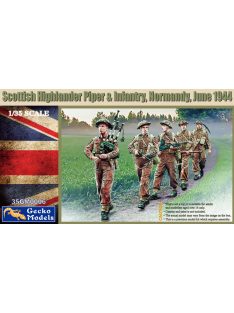   Gecko Models - Scottish Highlander Piper & Infantrie - Normandy