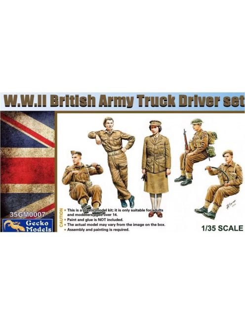 Gecko Models - WW II British Army Truck Driver Set