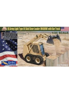   Gecko Models - US A.L.Type III Skid Steer Ldr.(M400W) w/bar track