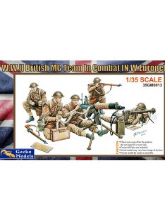 Gecko Models - WWII British MG Team in Combat