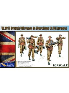 Gecko Models - WWII British MG Team in March