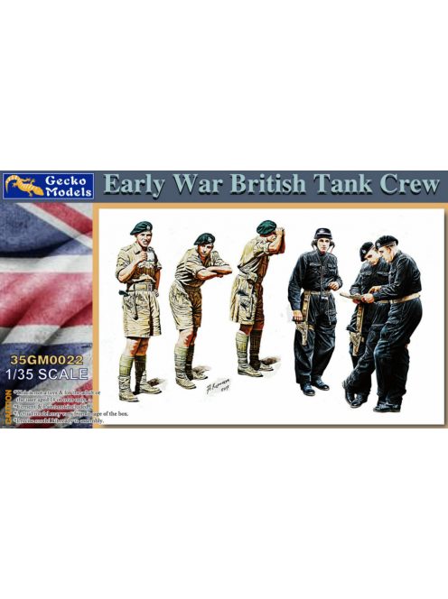 Gecko Models - Early War British Tank Crew