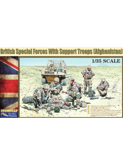 Gecko Models - British Special Forces w/ Support Troops (Afgh.)