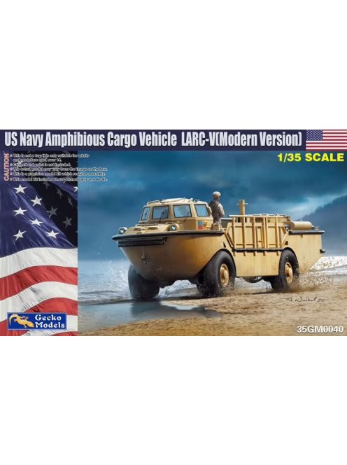 Gecko Models - USN Amphi. Cargo Vehicle LARC - V Modern Version