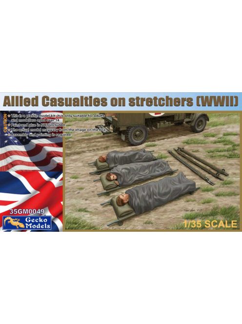 Gecko Models - Allied Casualties On Stretchers (WWII)