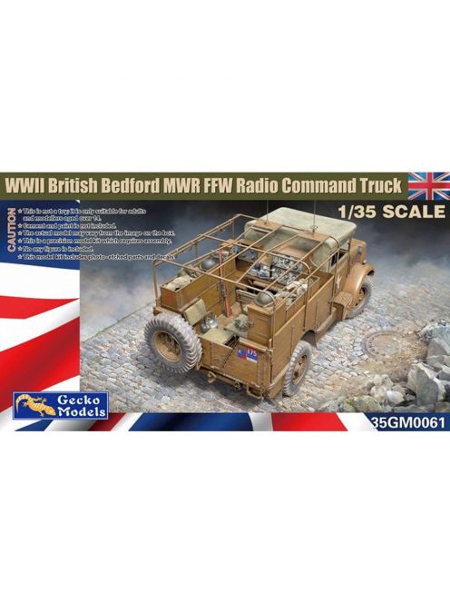 Gecko Models - British Bedford MWR FFW Radio Command Truck