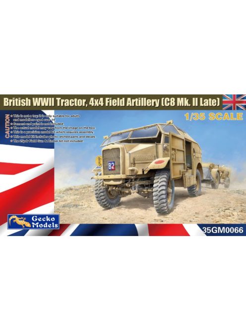 Gecko Models - British WWII Tractor, 4x4 FAT (C8 Quad Mk.II late)