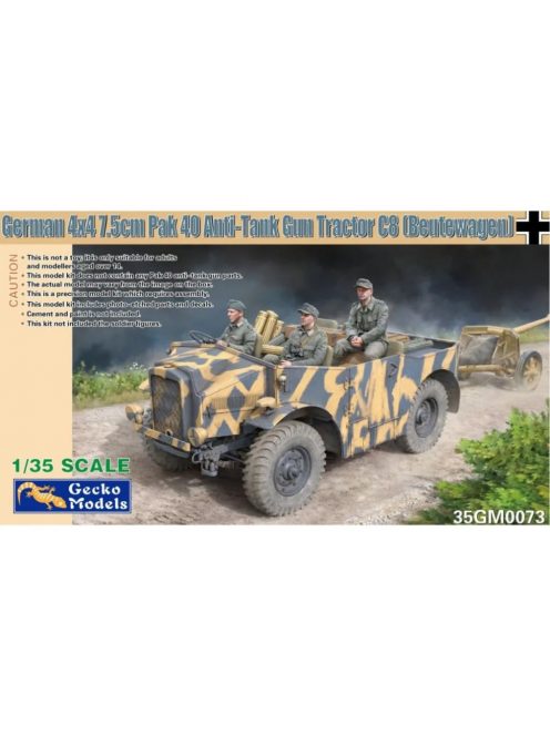 Gecko Models - German 4x4 7,5cm Pak40 Anti-Tank Gun Tractor C8