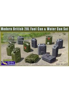   Gecko Models - Modern British 20L Fuel Can & Water Can Set