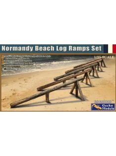 Gecko Models - Normandy Beach Log Ramps Set