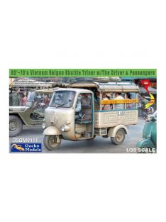   Gecko Models - 60'~70's Saigon Shuttle Motor-Tricycle w/figures