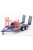 Gmp - Accessories Carrello Trasporto Auto 2-Assi - Car Transporter Trailer Union 76 Blue Orange Grey