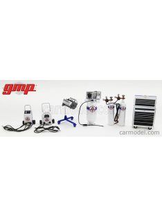   Gmp - Accessories Set Officina Garage Tool Set Shelby White Blue