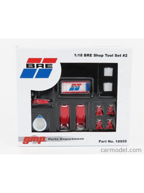 Gmp - Accessories Set Officina Garage Tool Set Bre Red White Blue