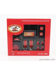   Gmp - Accessories Set Officina Garage Tool Set The Busted Knuckle Red Gold