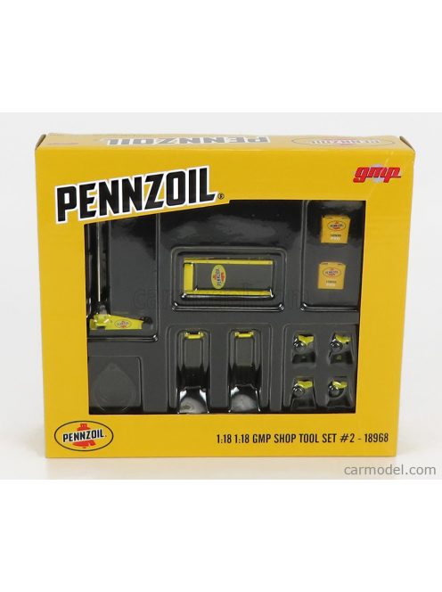 Gmp - Accessories Set Officina Garage Tool Set Pennzoil Yellow Black