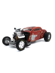   Gmp - 1:18 Gmp 1934 Blown Altered Coupe - Rusted Steel - Limited Edition 402 Pcs