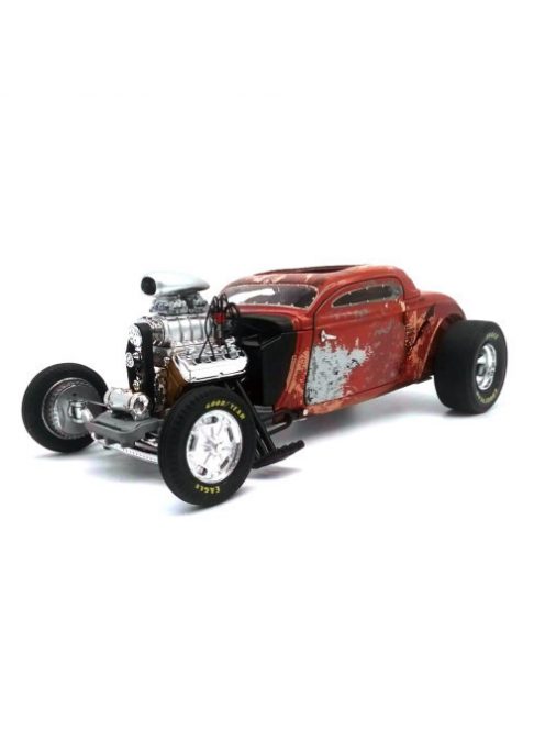 Gmp - 1:18 Gmp 1934 Blown Altered Coupe - Rusted Steel - Limited Edition 402 Pcs