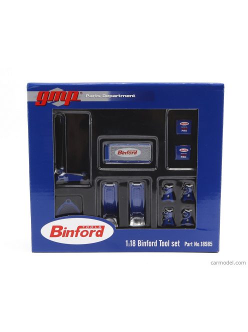 Gmp - Accessories Set Officina Garage Tool Set Binford Blue Silver