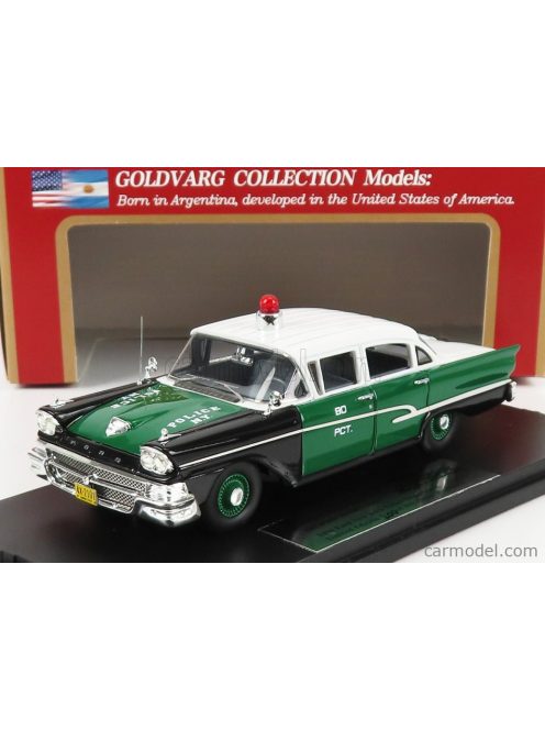 Goldvarg - Ford Usa Ford Custom 300 New York City Police Department 1958 White Green Black