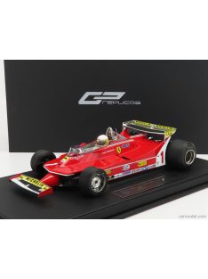   Gp-Replicas - Ferrari F1 312 T5 N 1 Monaco Gp 1980 (With Pilot Figure) Jody Scheckter Red