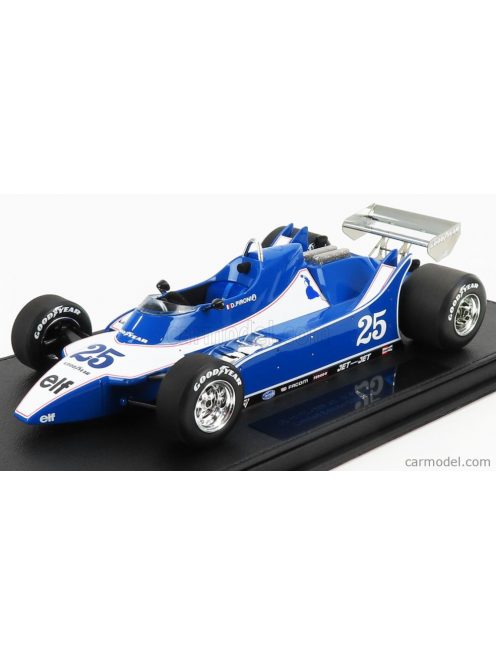 Gp-Replicas - Ligier F1 Js11/15 N 25 Season 1980 D.Pironi - Con Vetrina - With Showcase Light Blue White