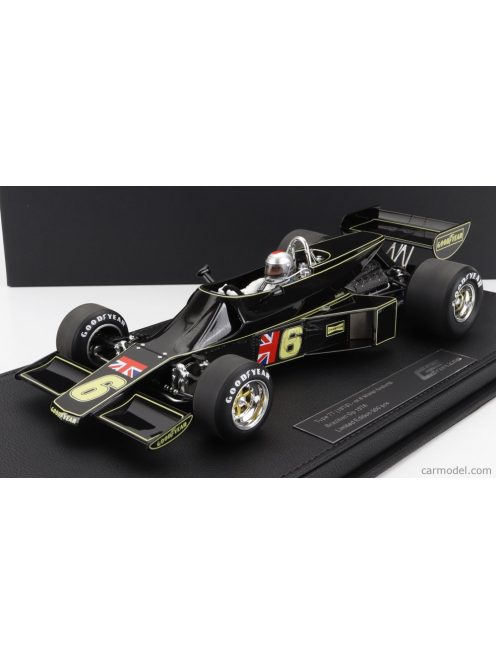 Gp-Replicas - Lotus F1 77 John Player Team Lotus N 6 Brazilian Gp (With Pilot Figure) 1976 Mario Andretti Jps Black Gold